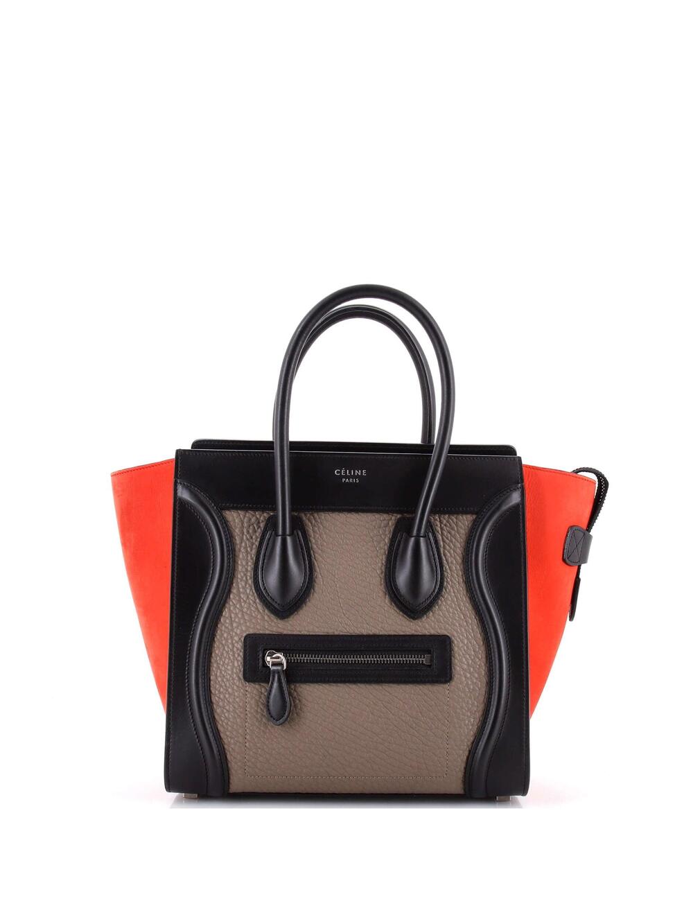 Celine Tricolor Luggage Bag Leather #294652C83B